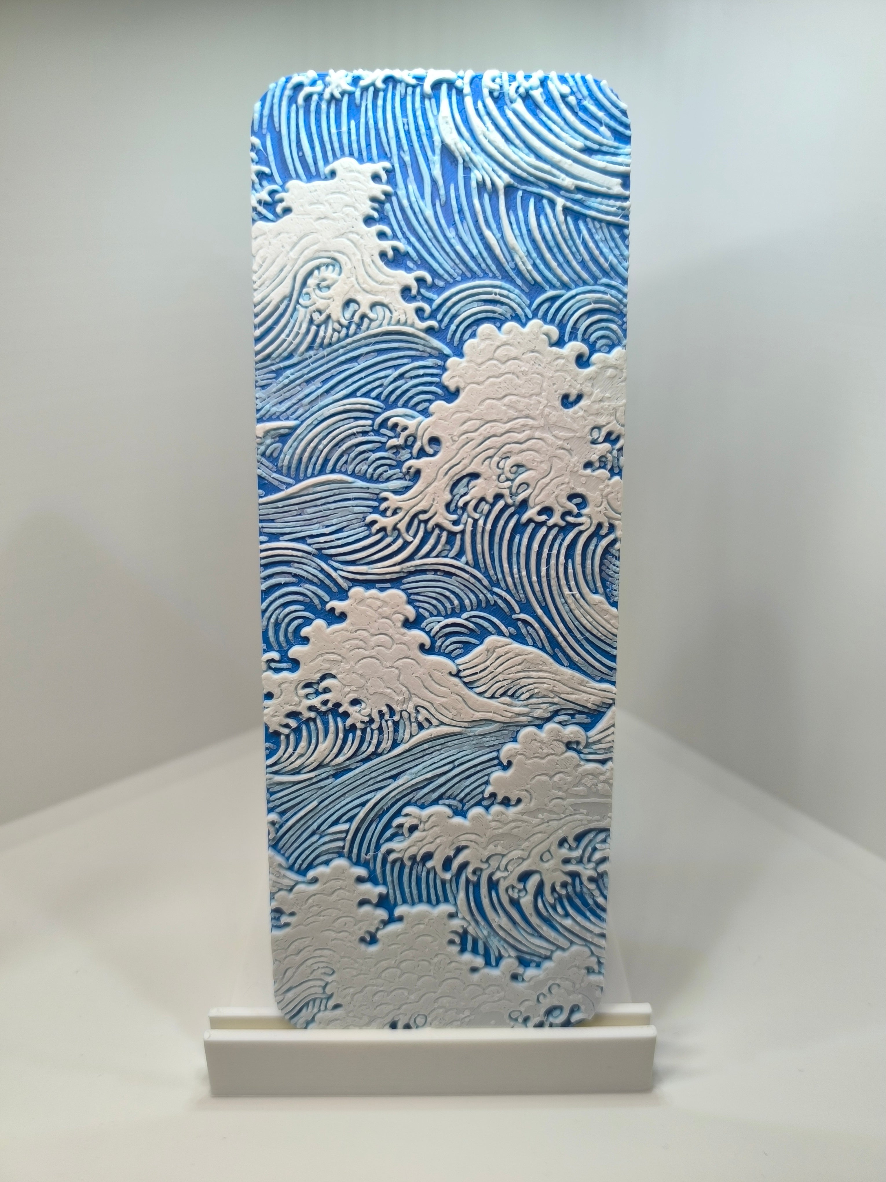 Marque-page personnalisable - Vagues Japonaises