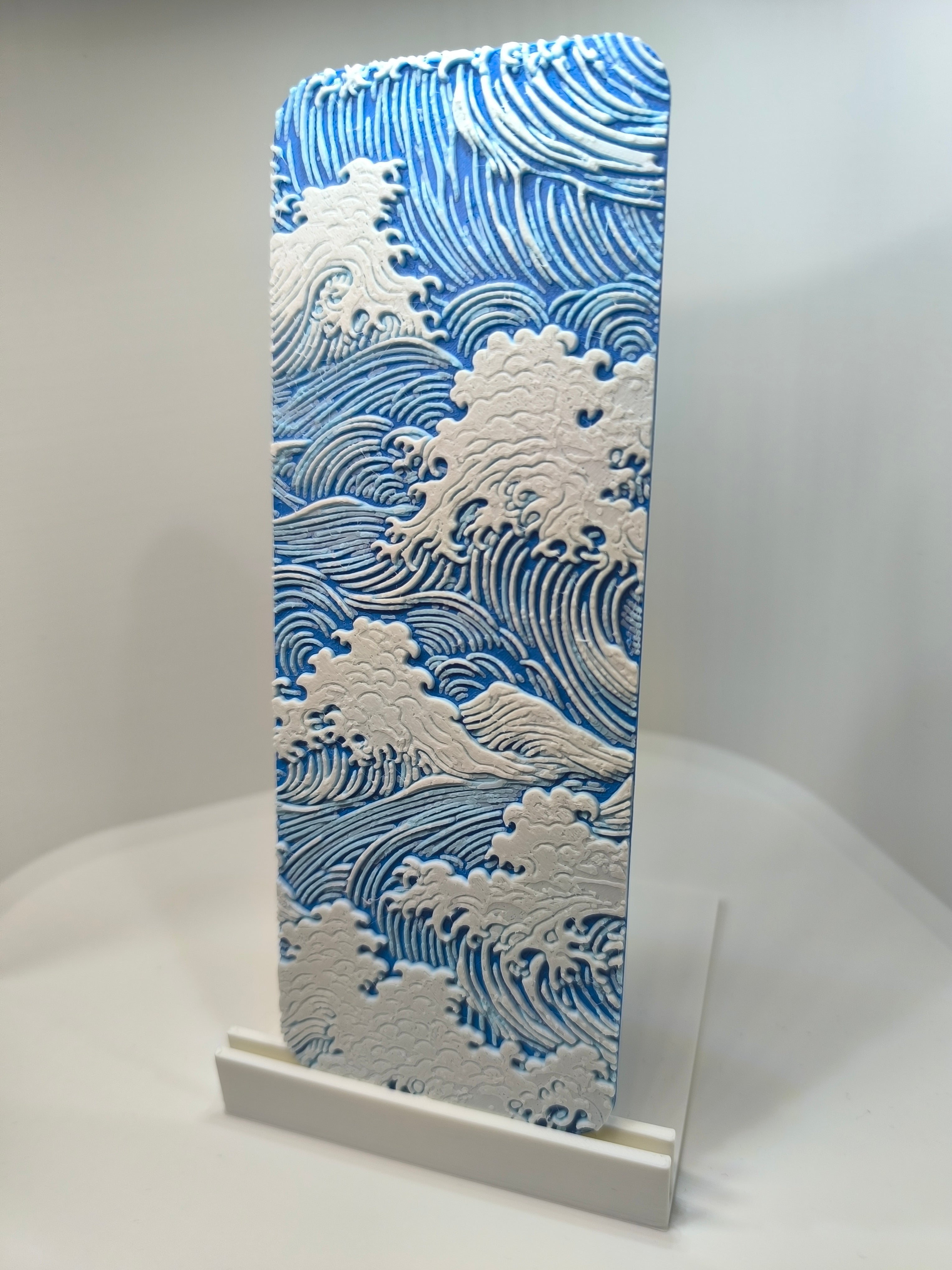 Marque-page personnalisable - Vagues Japonaises