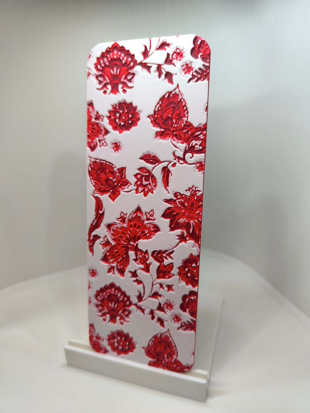 Marque-page personnalisable - Jardin Rouge