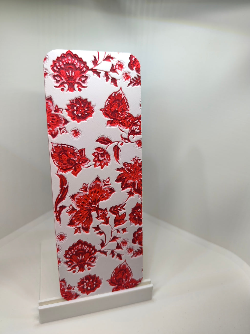 Marque-page personnalisable - Jardin Rouge