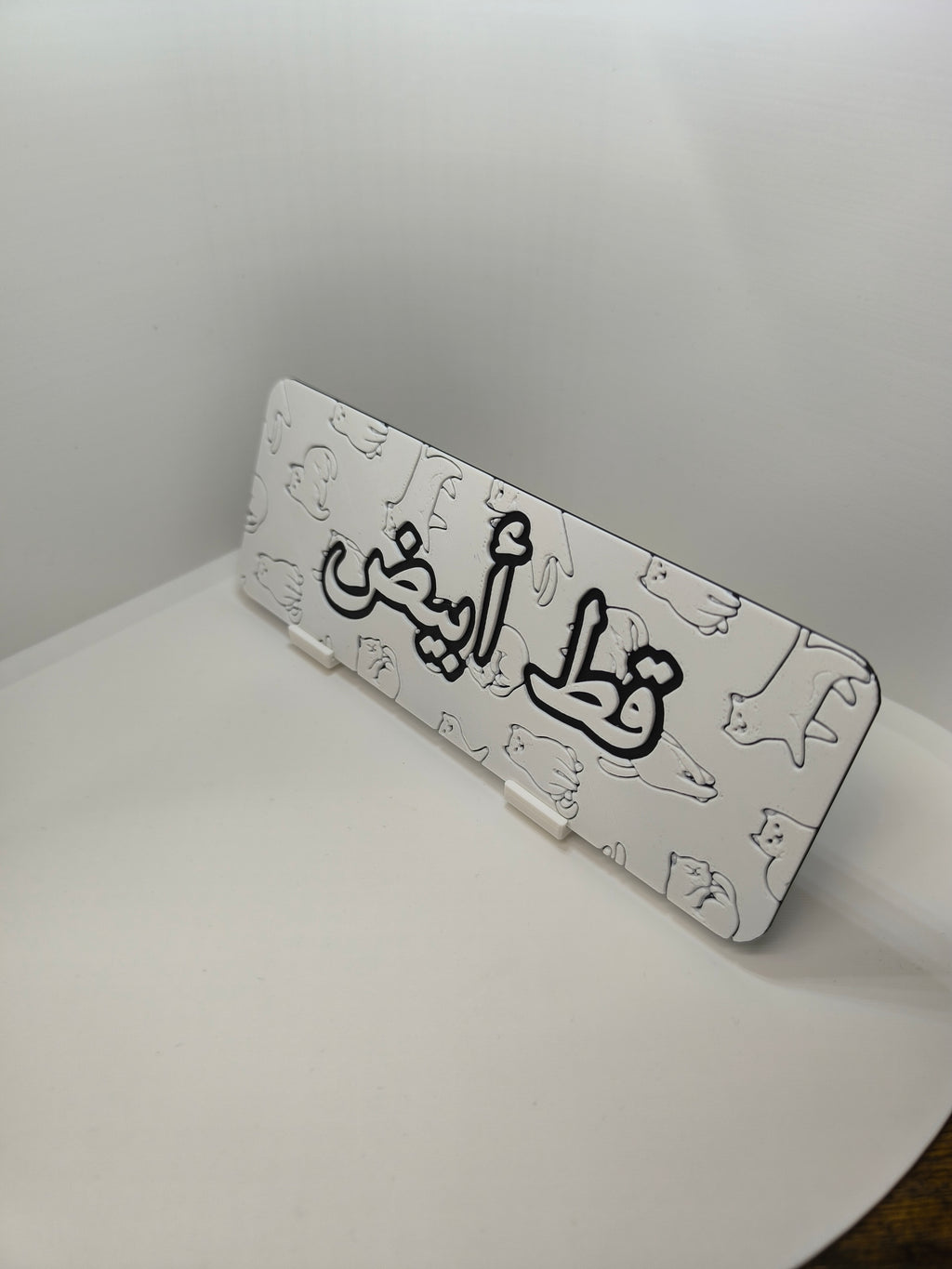 Marque-page Chat Blanc