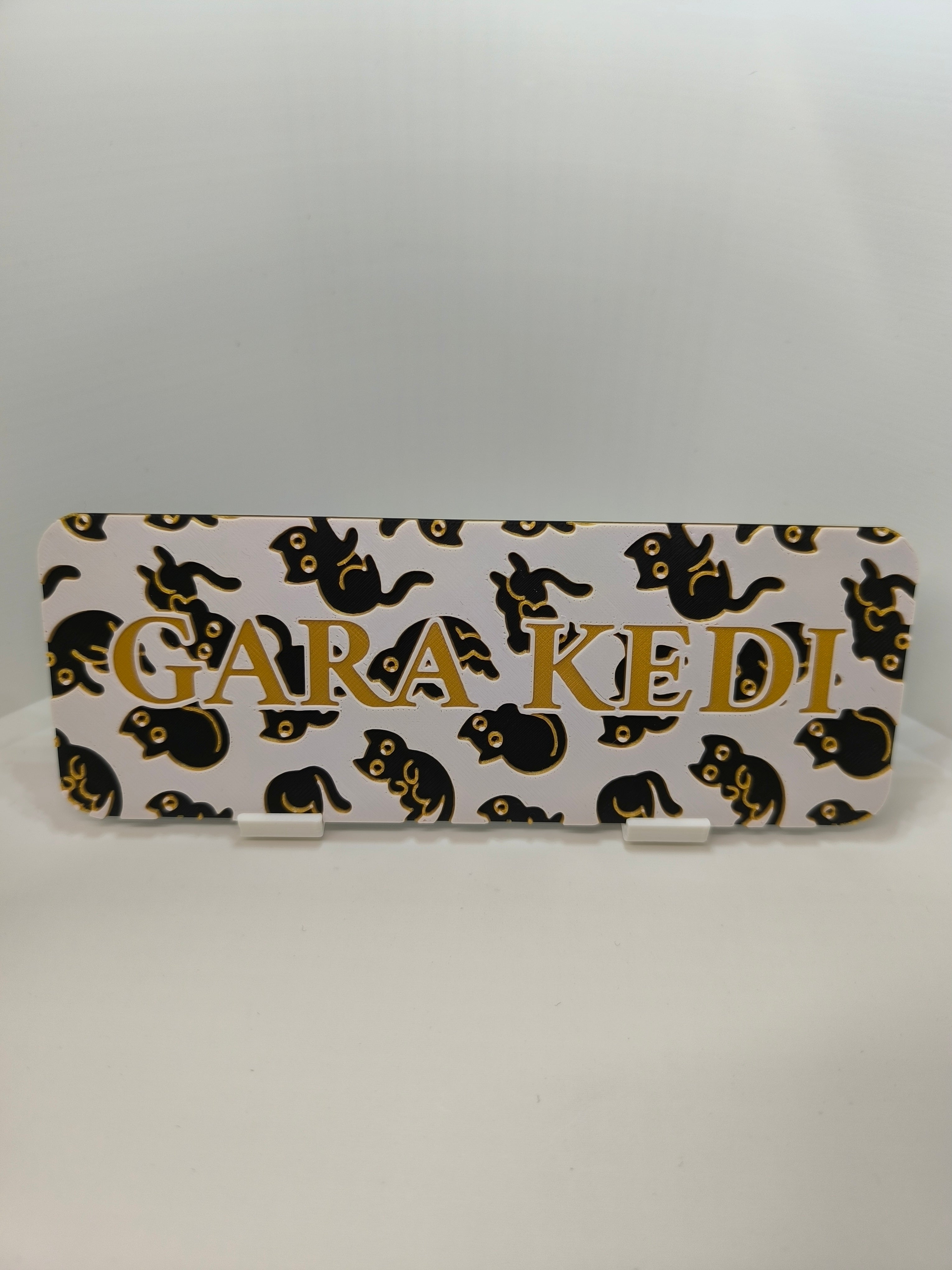 Marque-page Gara Kedi – Chat Noir