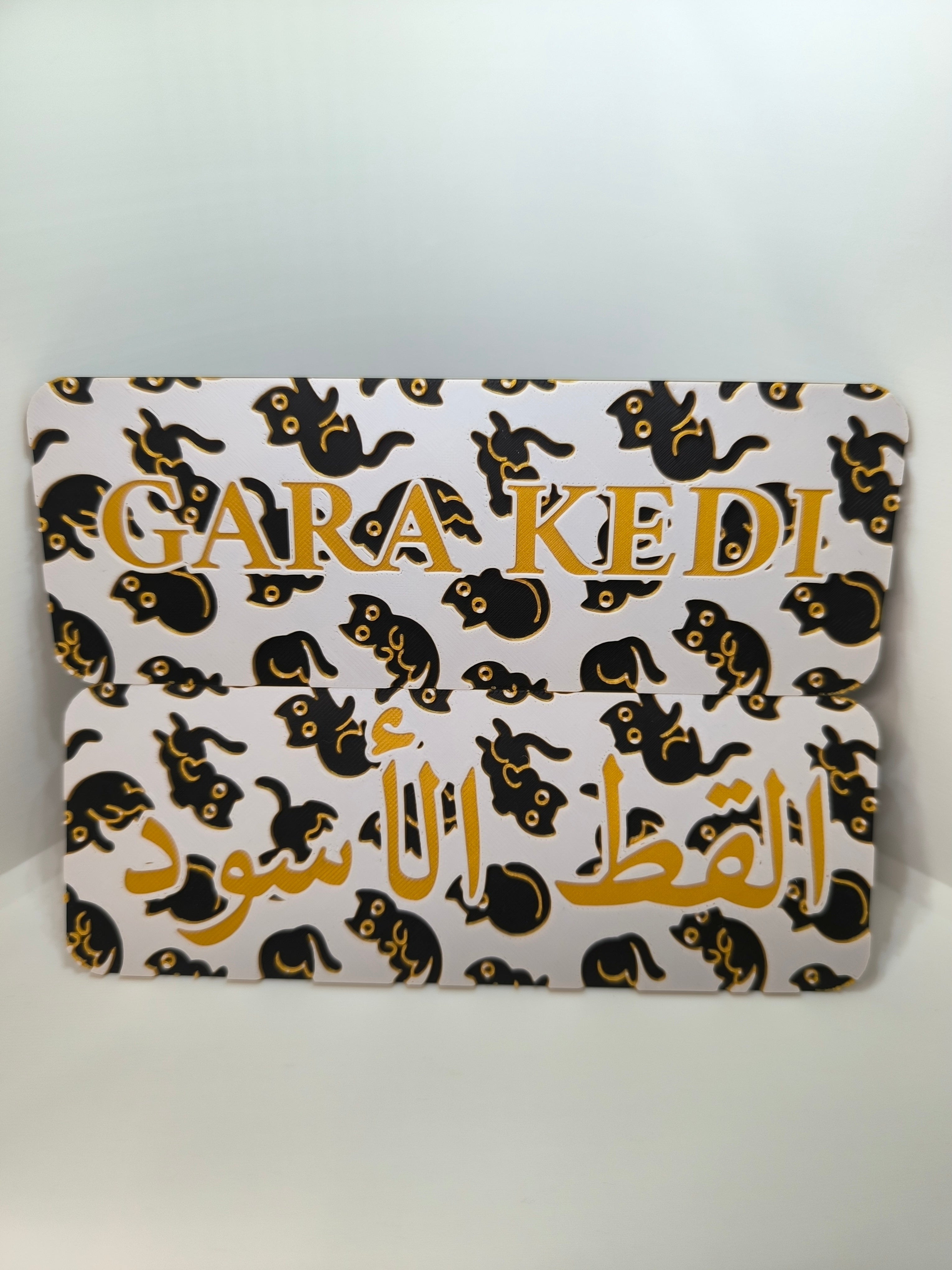 Marque-page Gara Kedi – Chat Noir
