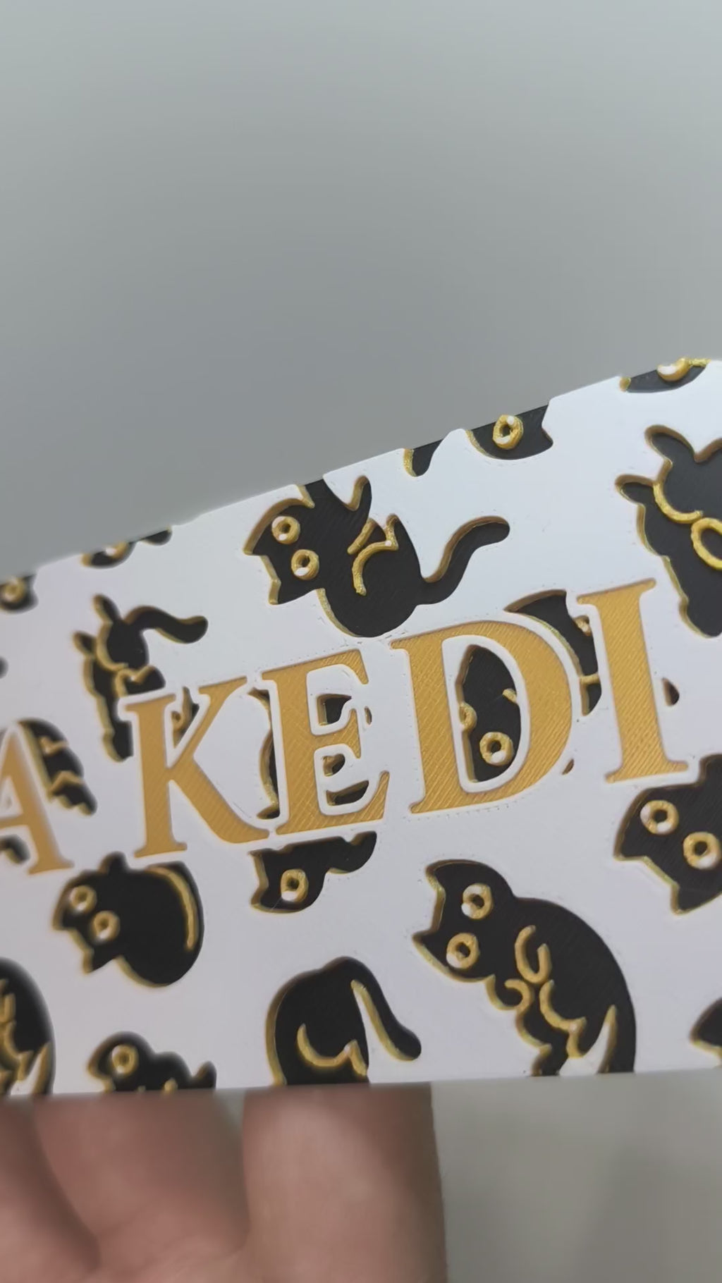 Marque-page Gara Kedi – Chat Noir